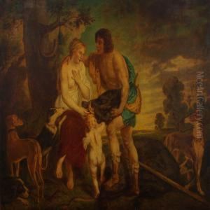 Atalanta And Meleager by Walter Herbert Roe