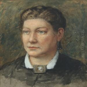 Portrait Of Maria Roe, Born Latham by Walter Herbert Roe