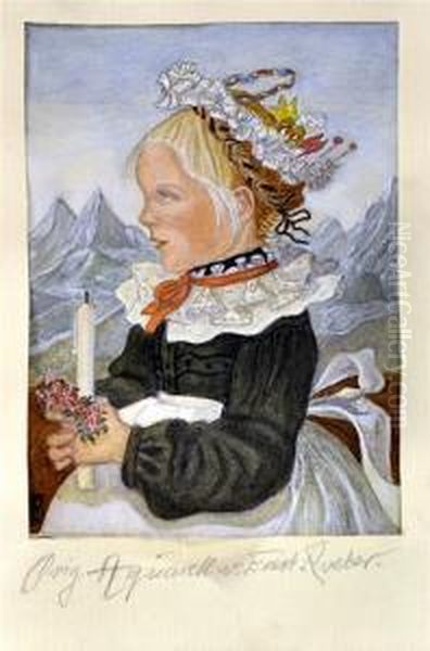 Junges Madchen In Tracht - view 1