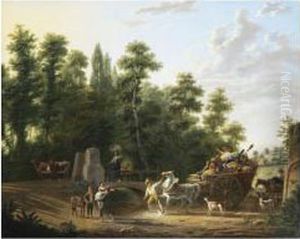 Le Passage Du Gue by Roehn, Adolphe Eugene Gabriel