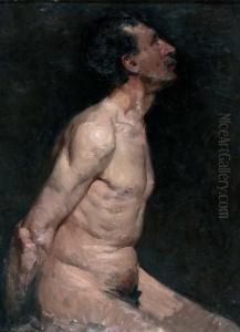 Naakte Man En Profiel by Albert Roelofs
