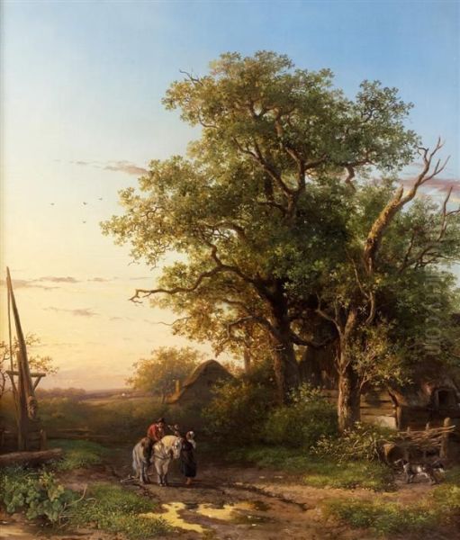 Retrouvailles Familiales Au Crepuscule - view 1