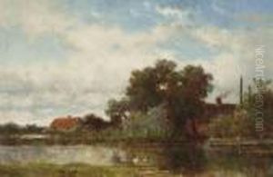 Farms Along A Waterway Farms Along A Waterway