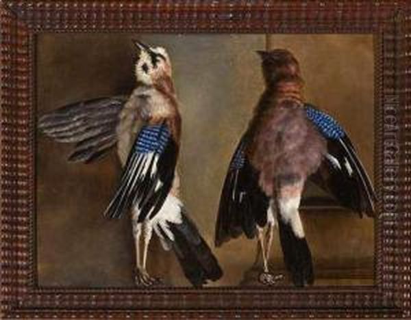 Les Deux Geais, Retour De Chasse. - view 1