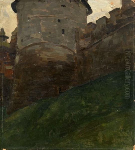 The Kremlin Tower Of Novgorod - view 1