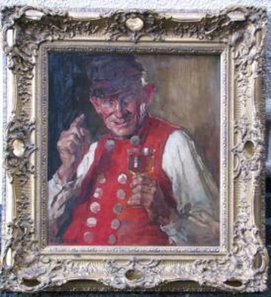 Signed In Heavy Gilt Frame - view 1