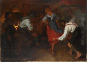 At The Party by August Roeseler