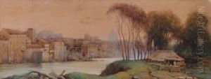 Lungotevere Di Castello by Ettore Roesler Franz
