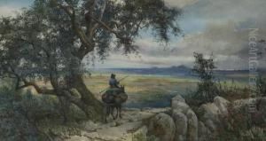 La Campagna Di Roma by Ettore Roesler Franz