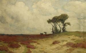 Heidelandschap by Louis Albert Roessingh