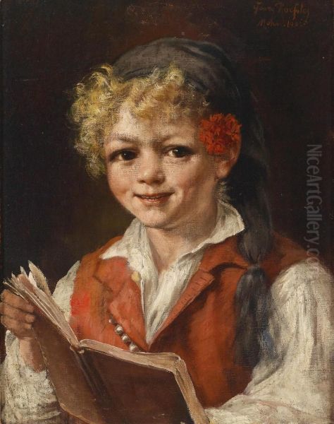 Boy With A Flower Behind His Ear - view 1