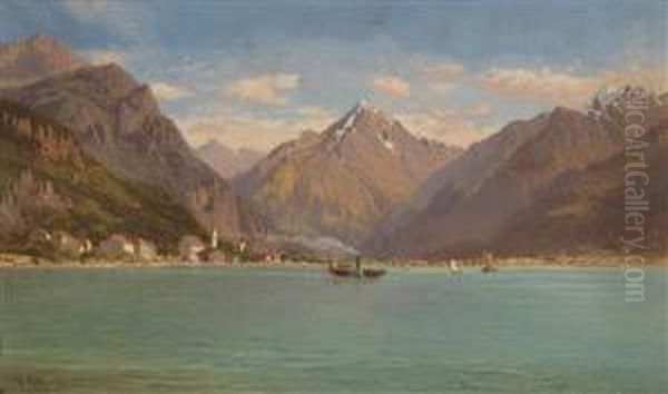 View Of Fluelen On Lake Lucerne - view 1