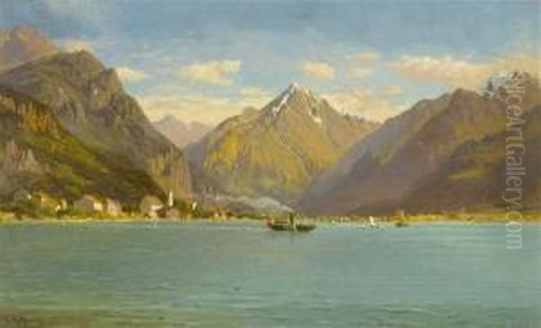 View Of Fluelen At Lake Lucerne - view 1