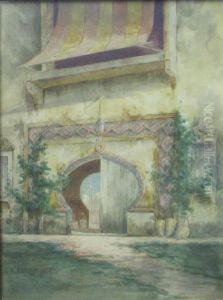 Moorish Scene by Charles Albert Rogers