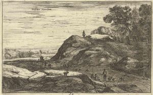 Four Plates From: Eight Landscapes With Views In Various Provinces by Roelandt Roghmann