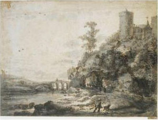 Rugged River Landscape - view 1
