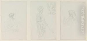 Five Studies Of Eastern Maidens