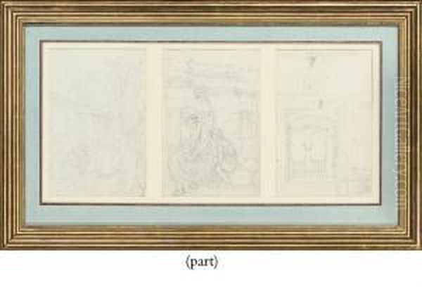Figures In The Garden - view 1