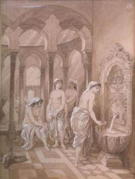 Harem Bathing Scene - view 1