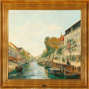 Harbour Scene Fromchristianshavn, Denmark