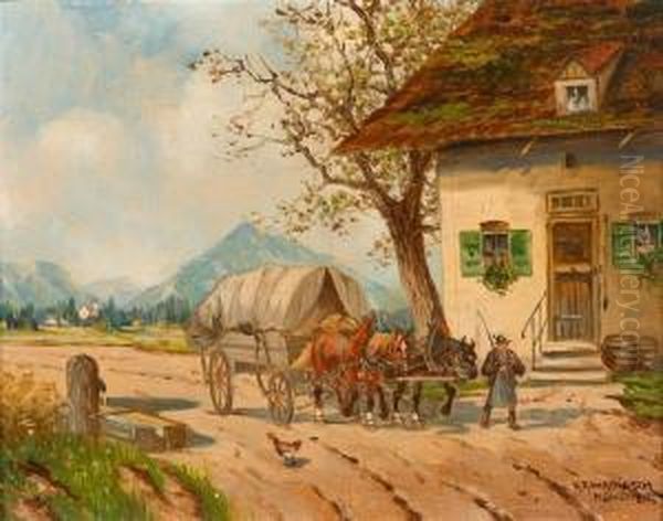 Gegenstucke: Pferd Mit Bauer - view 1