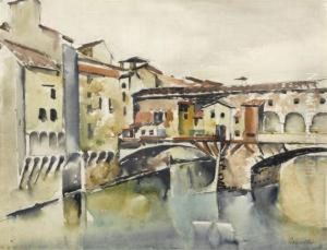 Pontevecchio In Florence by Wolf, Walter Rohricht