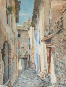 Calle De Pueblo by Lluis Roig Ensenat