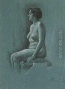 Desnudo Femenino by Lluis Roig Ensenat