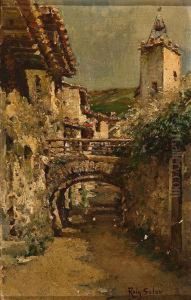 Calle De Pueblo by Joan Roig Soler