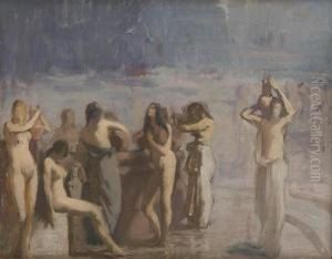 Les Baigneuses A La Fontaine
