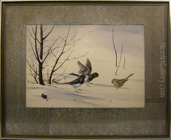 Two Watercolor Bird Portraits - view 1