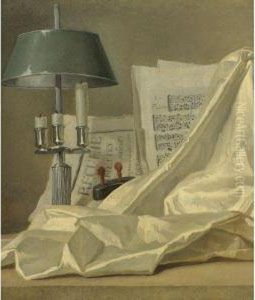 A Bouillette Lamp by Henri-Horace Roland de la Porte
