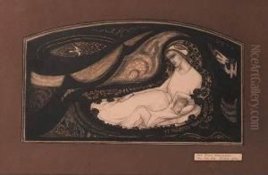 A Woman And A Sleeping Child by Richard Nicolaas Roland Holst
