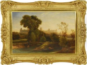 Windsor Castle From The Thames by Alexander F. Rolfe