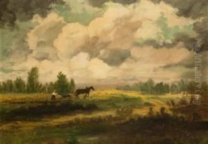 An Autumn Landscape by Viktor Rolin