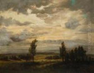 A Landscape Before A Storm by Viktor Rolin