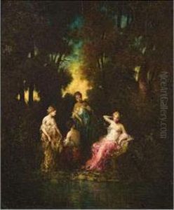 Baigneuses.