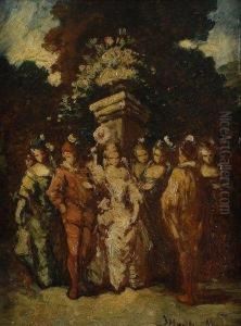 Rendez-vous Autour De La Vasque by Henri Paul Rolland