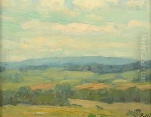 In The Foothills, Blue Ridge Mountains, Virginia by August H.O. Rolle