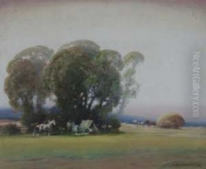 Harvestscene by Sunderland Rollinson