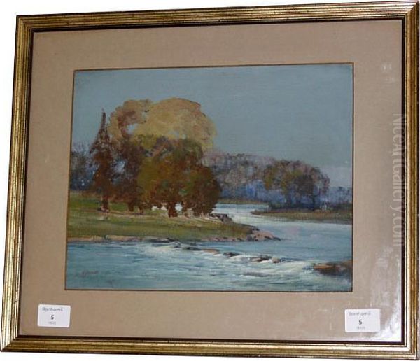 Fading Light On A River - view 1