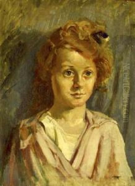 'angela Going To Bed', Head And Shoulders Portrait - view 1