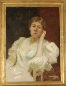 Portrait Of A Lady by Julius C. Rolshoven
