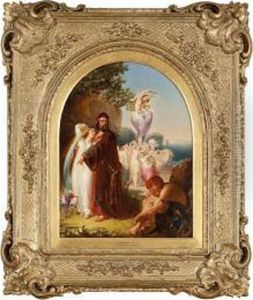 Prospero Relating His History To Miranda by Charles Rolt