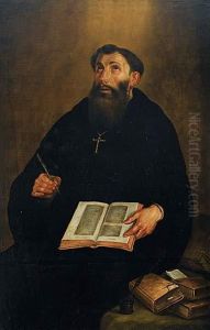 San Agustin (?) by Bartolome Roman