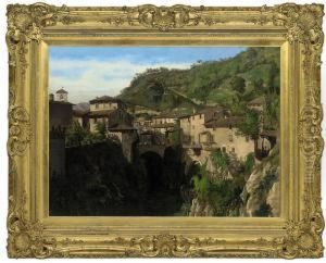 An Italian Hillside Town by Max W. Roman