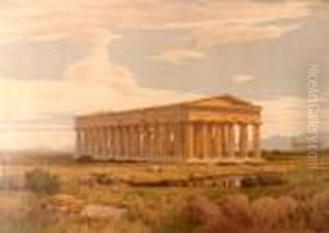 View Of A Greek Temple
