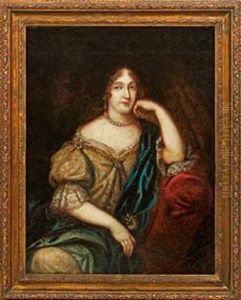 Portrait Der Eleonored'olbreuse Herzogin Von Braunschweig-celle by Gedeon Romandon