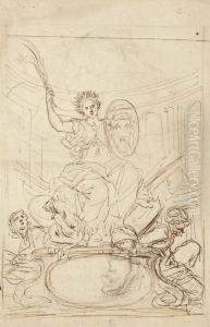 Allegorie En Honneur Du Cardinal Francesco Barberini