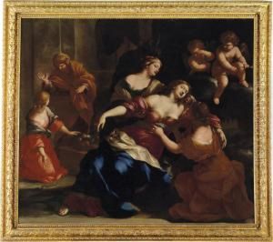 The Death Ofcleopatra by Giovanni Francesco Romanelli